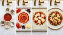 Wegańska pizza na piadinie – chrupiący spód i ser, który dobrze się topi