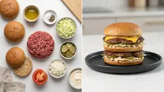 Domowy Big Mac w 15 minut: chrupiąca bułka, cienkie kotlety i kremowy sos